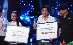 Phương Mỹ Chi giành giải một tỷ đồng của 'Bài hát Yêu thích'