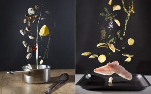 Loạt ảnh tuyệt đẹp về đồ ăn 'nhảy múa' trên không