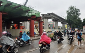  Đường sắt Cát Linh – Hà Đông thi công lại sau tai nạn