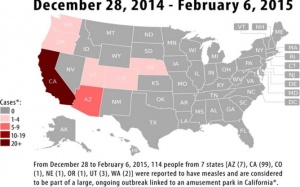 Dịch sởi tại Disneyland Mỹ đã lan sang Canada