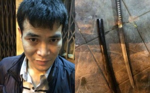 Bị 141 'sờ gáy' khi đeo kiếm, đi xe biển giả