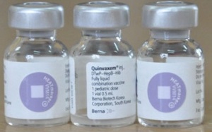 Trẻ đã tiêm phòng viêm gan B có được tiêm Quinvaxem nữa không?