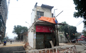 Hà Nội cưỡng chế căn nhà giữa đường Kim Mã - Trần Phú