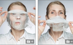 'Trẻ hóa da' với... mặt nạ màng bọc thực phẩm