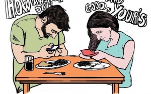 Bộ tranh hài hước về một thế giới nghiện điện thoại