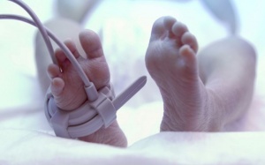 Bé trai 8 tháng tuổi không có hậu môn