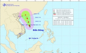 Biển Đông đón cơn bão số 1