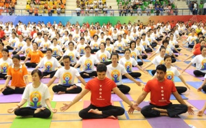 Ngày Quốc tế Yoga: 500 người đồng diễn, xác lập kỷ lục