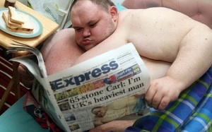 Người béo nhất nước Anh qua đời 