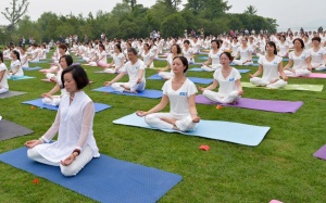 Những hình ảnh ấn tượng trong Ngày Quốc tế Yoga