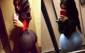 Bộ mông độn khổng lồ bị nổ tung khi tập thể dục