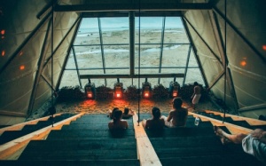 Phòng tắm hơi lớn nhất thế giới ở Na Uy