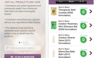Ứng dụng điện thoại giúp chọn mỹ phẩm an toàn