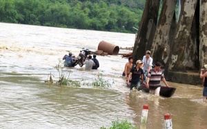 Lũ lên nhanh, nhiều tỉnh Bắc Bộ có nguy cơ ngập lụt nặng