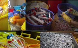 Rác thải y tế độc hại có thể để sản xuất thìa nhựa, ống hút!