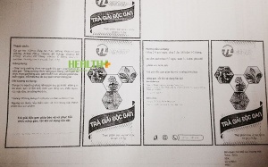 Tình tiết lạ vụ Trà giải độc gan của Nhượng quyền Thăng Long