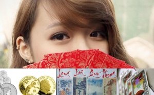 Muôn hình vạn trạng tiền hình khỉ lì xì Tết Bính Thân