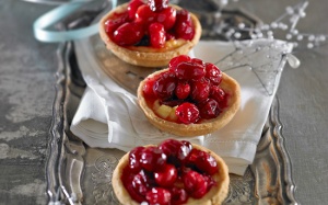 Ảnh động: Làm bánh tart nhân siro nam việt quất mini siêu ngon