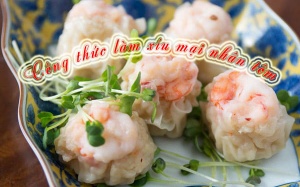 Xíu mại nhân tôm ngon miệng, đẹp mắt