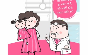 Chăm sóc trẻ bị viêm VA không đúng cách để không còi cọc, gù lưng