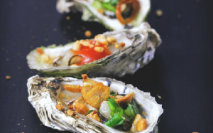 Hàu nướng mỡ hành - món ăn tăng cường sinh lý