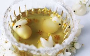 Bánh trôi nước đàn thỏ trắng tuyệt đẹp hút 'like' cộng đồng mạng