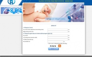 Ngày 19/4, tiếp tục đăng ký online 3.000 liều vaccine Pentaxim