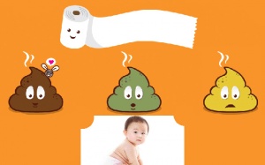 Đoán nguyên nhân gây tiêu chảy cho bé qua màu sắc phân