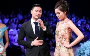 Kỳ Duyên im lặng khi được hỏi về chàng trai mua váy 7.000 đô la Mỹ