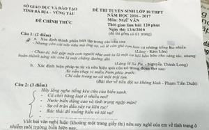 Bà Rịa - Vũng Tàu: Cá chết, biển ô nhiễm vào đề thi văn lớp 10