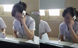 Kỷ luật nhân viên y tế 'buôn' điện thoại bỏ mặc bệnh nhân chờ