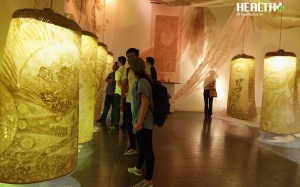 Độc đáo triển lãm nghệ thuật 'Trúc Chỉ - Lời của sông'