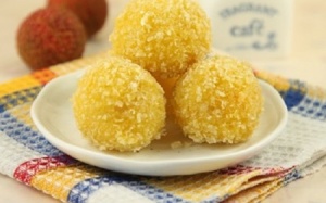 Vải nhồi phô mai chiên xù - món ăn siêu lạ miệng