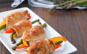 Gà cuộn rau củ ngon miễn chê