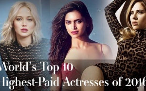 Đây là 10 nữ diễn viên có thu nhập 'khủng' nhất thế giới năm 2016