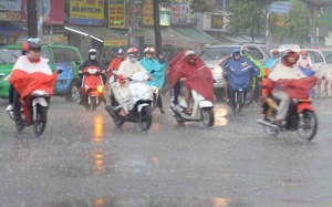 Nhiều địa phương ở miền Bắc sẽ có mưa to