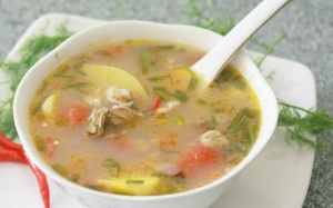 Thử nấu món canh chua hà kiểu Quảng Ninh ngon nức tiếng
