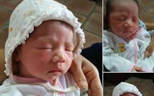 Phát hiện bé gái sơ sinh bị bỏ rơi cùng vài trăm nghìn trước cổng chùa