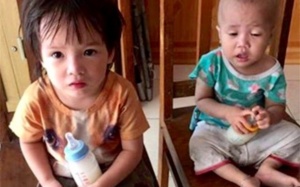 Hai cháu bé bị bỏ rơi tại cổng công an TP.Hải Phòng