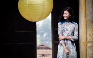 Đào Thị Hà đẹp tinh khôi trong bộ sưu tập áo dài “Hà Nội 12 mùa hoa”