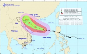 Bão giật cấp 17 đổi hướng tiến thẳng vào Việt Nam