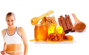 Mật ong + Quế đánh bay lớp mỡ bụng lèo phèo