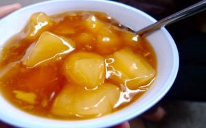 Chè sắn nóng hổi, thổi bay gió lạnh đầu đông