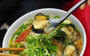 Bữa sáng cuối tuần ngon miệng với Bún ốc Hà Nội. 