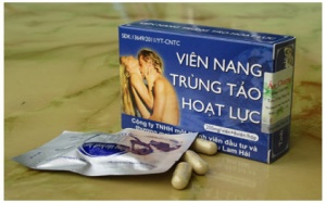 Phát tán tài liệu quảng cáo TPCN đã hết hạn Trùng Tảo Hoạt Lực