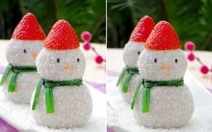 Làm bánh người tuyết cho lễ Giáng sinh