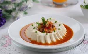 Đầu tháng thanh đạm với đậu hũ non sốt nấm đông cô 