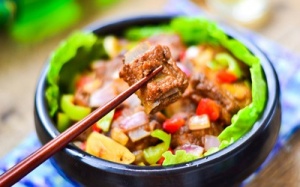 Sườn ngũ sắc thơm ngon đậm vị