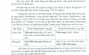 Công ty TNHH MTV Dược Sài Gòn phân phối thuốc giả?