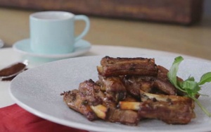 Sườn nướng cà phê ngon nhức nhối